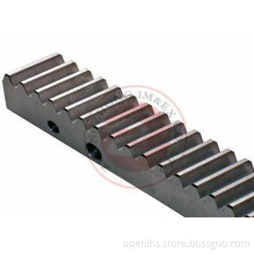 Carbon Steel Gear Rack Open Die Forging Heat Treatment , EN